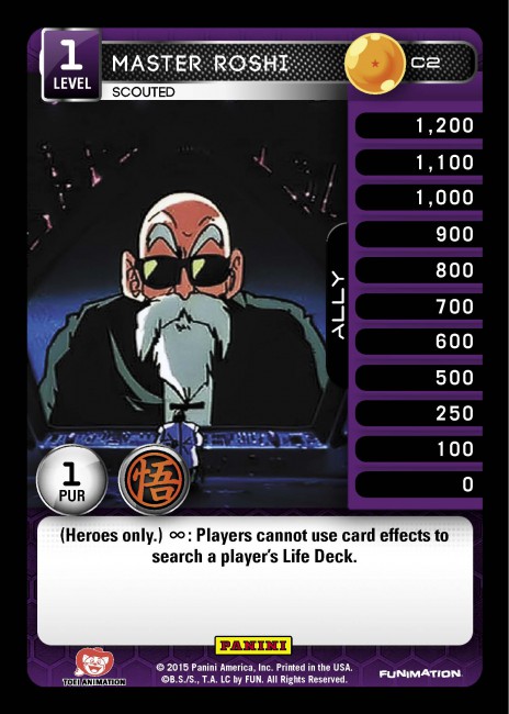 Master Roshi, Scouted